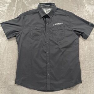 Kuhl Stealth Shirt Mens Medium Black Short Sleeve Quick Dry Hiking Outdoors